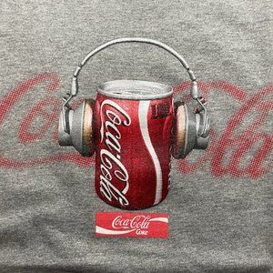 New Short Sleeve T-Shirt "Headphone" Grey or Black or Dark Navy, Unisex  L 22.5"